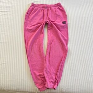 Opening Ceremony pink sweatpants with black logo Size XS